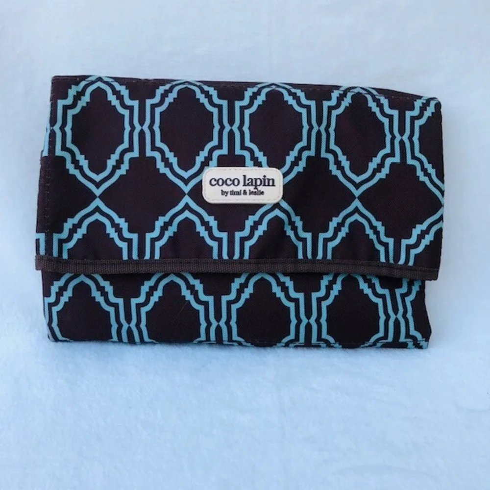 Coco Lapin Diaper Bag by Timi & Leslie Brown Blue 16